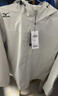 美津浓户外梭织风衣男士单层防风连帽外套男 白色【春秋款】 4XL  实拍图