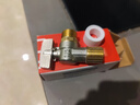 老铜匠燃气热水器球阀 球芯角阀全开大流量全铜冷热4分厨房面盆三角阀 【1只】4分 热水 黄铜球阀 实拍图