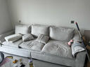 纽虹广东佛山家具意式极简帆船沙发客厅中小户型简约奶油风科技布沙发 四人位2.8m分体 科技布/乳胶颗粒/竹炭海绵/宽100cm 实拍图