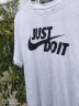 耐克NIKE男子运动生活TEE JUST DO IT SWOOSH短袖T恤AR5007-100白 XL 实拍图