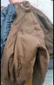 7家优品中性美拉德咖啡色竖条纹棉服男日系复古cleanfit百搭情侣棉衣外套 QYRJ-Y20咖啡色 M 实拍图