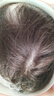 新款遮白发刘海补发片逼真头皮假发女片头顶真发增发量蓬松高颅顶 【模特金丝波点款】中分7_11棕色 实拍图