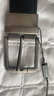 佐丹奴（Giordano）皮带男装商务休闲拉丝钢扣双面皮带黑色男士腰带 01131023 实拍图