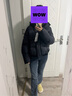 波司登反季冬季泡芙羽绒服杨紫同款女款短款脱卸帽新国标90绒外套 实拍图