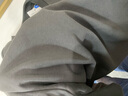 真维斯（Jeanswest）重磅圆领三角卫衣男女生春秋2024款宽松中性风米咖色打底衫外套男 中灰(ZS纯色) XL 实拍图
