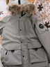 京东京造冬季运动户外探险羽绒服高充绒保暖外套羽绒派克服 燕麦色2XL 实拍图