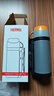 膳魔师（THERMOS）保温壶户外露营便携大容量不锈钢保温瓶旅行水壶暖壶FFW-1000 迷雾灰 1000ml 配背带 实拍图