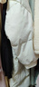 森马（Semir）90绒羽绒服女长款收腰显瘦冬季宽松连帽三防厚外套101724113055 实拍图