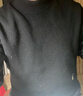 杰克·琼斯（JACK&JONES）男装秋冬男士打底衫百搭简约舒适时尚可机洗针织衫半高领套头毛衣 E41 黑色 L (180) 实拍图