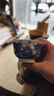 末都景德镇手绘青花陶瓷茶杯主人杯大号高档手工精致功夫茶具品茗杯单 山林古韵【压手杯】全手工 实拍图