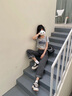 CHERY KALLY琪凯莉厚底增高鞋板鞋女2026夏季透气运动松糕鞋休闲帆布鞋3069 实拍图
