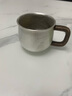 银器时代 养生银杯足银999咖啡杯花茶杯多用途手工锤纹大号主人杯银茶杯子 90克+证书 130ml 1只 实拍图