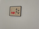 柳莺花燕免打孔电表箱装饰画现代简约客厅餐厅挂画电闸箱配电箱遮挡壁画 喜乐平安 50X40遮挡40X30表箱 上掀款 实拍图