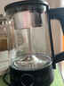 欧美特（OUMETE）恒温煮茶壶 煮茶器 喷淋式蒸汽茶壶 养生壶 玻璃保温煮茶烧水壶 【蒸茶款】微电脑款 1.2L 实拍图
