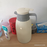 保温壶家用大容量保温水壶热水壶暖水壶水瓶宿舍保温瓶茶瓶杯暖瓶 米白色 1.3L 实拍图