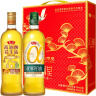 鲁花 京觅 食用油 礼盒(高油酸花生油+亚麻籽油750ml*1)金玉满堂B款 实拍图