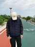 雪中飞秋冬新款男式轻薄羽绒服马甲基础男士短款羽绒秋马甲 黯青色|5089 3XL 190/108A 实拍图