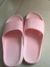 夏季防滑老人鞋孕妇室内外浴室拖鞋速干不臭脚凉拖鞋女送爸妈 粉色 38-39 【适合37-38码】 实拍图