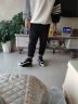 安踏儿童运动鞋男女跑鞋童夏秋网面透气旋钮扣犟弹科技学生跑步鞋 【男秋款】黑/白/绿5523J-1 36 实拍图