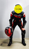 Alpinestars GP IGNITION  a星摩托车连体皮衣赛道机车比赛防摔骑行服 黑红荧光 M 晒单实拍图