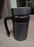 苏泊尔（SUPOR）保温杯男士316不锈钢水杯手柄泡茶杯商务办公大容量茶水分离杯子 陨石灰-非显温款-600ml 实拍图