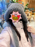 艾珠儿（Aizhuer）工装派克羽绒棉服女冬季新款大毛领连帽加厚设计感棉衣棉袄外套 雪泥粉 M （建议105-120斤） 实拍图