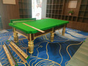猎钢狼【包安装】斯诺克英式台球桌钢库商用标准型桌球台室内家用成人 320cm 6腿 钢库 豪配款 实拍图