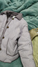 唐狮（TonLion）2025女撞色拼接翻领羽绒服 浅绿 M 实拍图