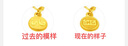 周大福双环黄金项链吊坠套链(工费560)45cm约5.25g F217317 实拍图