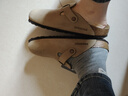 BIRKENSTOCK勃肯德国进口男女款涂油皮软底复古Boston包头拖鞋 棕色窄版1019484 38 实拍图