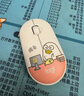 罗技（Logitech）时尚系列LOGITECH PEBBLE无线蓝牙鼠标办公静音鼠标鹅卵石双模鼠标Mac ipad鼠标 家用时尚小巧便携 小刘鸭-摸鱼白 实拍图