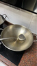 铿锵 双耳炒锅316不锈钢家用电磁炉燃气灶少油烟无涂层炒菜锅大号 316双耳圆底炒锅 38cm 实拍图