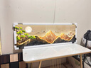 墨派客厅装饰画现代简约沙发背景墙壁画背有靠山超大尺寸横幅山水挂画 旭日雪山 150x50cm(适合1.8米沙发)晶瓷 实拍图