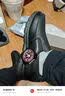 斯凯奇（Skechers）男鞋休闲商务鞋夏厚底一脚蹬板鞋舒适乐福鞋豆豆鞋77157 实拍图