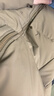 太平鸟男装羽绒服灯芯绒拼接男短款冬季情侣面包服 饼干棕1 S  实拍图