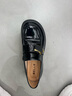 百丽（Belle）时尚饰扣乐福鞋女平跟通勤单鞋B7X1DAA5 黑色 38 (240mm) 实拍图