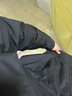 太平鸟男装羽绒服【余三火同款】轻暖连帽短款冬宽松面包服 黑色 3XL  实拍图