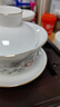 金镶玉功夫茶具套装茶壶茶杯陶羊脂玉白瓷整套家用礼品盒 描金山间流水 实拍图