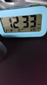 凯然（KAIRAN）多功能闹钟学生专用起床神器 智能叫醒床头钟夜光电子时钟桌面温度计数字钟表儿童静音男女孩 充电款【25度倾斜+语音报时】蓝 实拍图