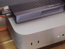 海备思适用Mac mini M4/M4 Pro支架防尘底座macmini桌面配件散热托架胡桃木迷你主机架子 胡桃木（适配macmini M4/M4 Pro） 实拍图