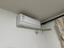 美的空调一拖二挂机 子母空调一拖二 家用挂机一拖二 复式楼LOFT公寓精装房挂机空调 包安装送8米铜管 大2匹一级能效1匹+1.5匹挂机空调 实拍图