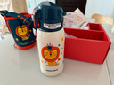 杯具熊（BEDDYBEAR）儿童保温杯带吸管大容量一杯多用宝宝学生直饮水杯 复古双饮-狮子 620ml 免费定制刻字 实拍图
