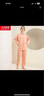 红豆居家睡衣女秋冬季法兰绒加绒加大加厚韩版法兰绒家居服套装可爱保暖 J1J732 熟桃色732 165/88A 实拍图