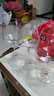 青苹果 大号勃艮第红酒杯套装家用奢华水晶玻璃醒酒器高脚杯高档酒具 水晶勃艮第6只装 560ml 实拍图