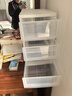 爱丽思（IRIS）桌面收纳盒抽屉式收纳箱办公文具化妆品整理盒宿舍内衣首饰储物盒 人气【3层柜】面宽21.7cm 纯色 实拍图