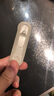 得力（deli）纽赛特氟龙迷你随身美工刀 拆快递防粘小刀 学生裁纸刀 夜影灰NS065T 实拍图