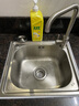 卓浴卫浴水槽单槽304不锈钢灶台厨房洗菜盆洗碗池洗菜池一体盆水盆 【304】尊享版45*39水槽套装配角阀 实拍图