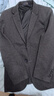 罗蒙（ROMON）西服男士春秋季毛呢西装男商务休闲上衣服外套男装 灰色 L 实拍图