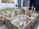 幼贝臣婴儿游戏围栏地上爬行垫宝宝学步室内护栏组合儿童游乐场爬爬垫 【大型】组合E 实拍图