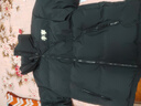 李宁火锅羽绒服丨男女春季保暖宽松立领短款防泼水不易静电面包服外套 黑色(497款)-2 XL 实拍图